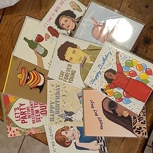 Lot of 10 Fun & Unique Birthday Greeting Cards